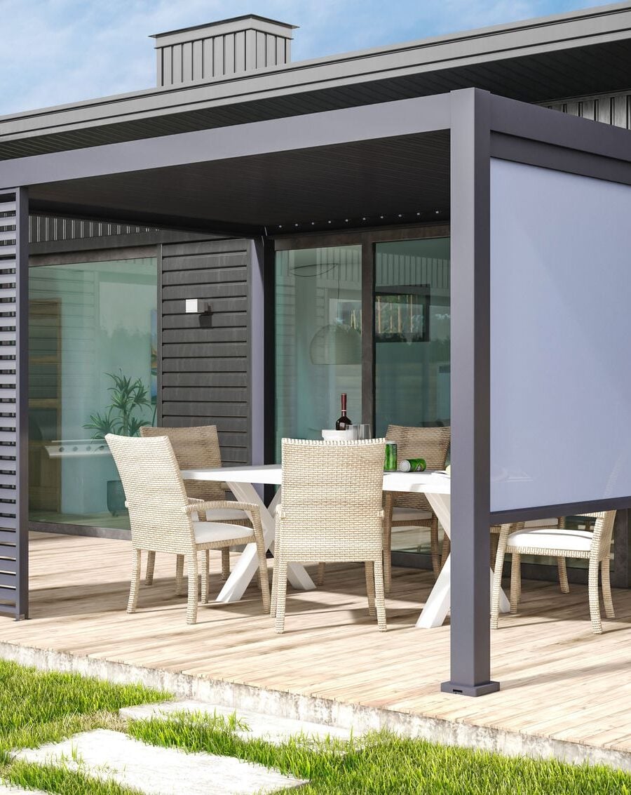 How a Louvered Pergola Drainage System Works