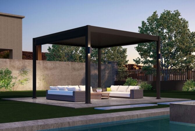 Adjustable Aluminum Pergola Benefits: Shade, Ventilation and Rain Management
