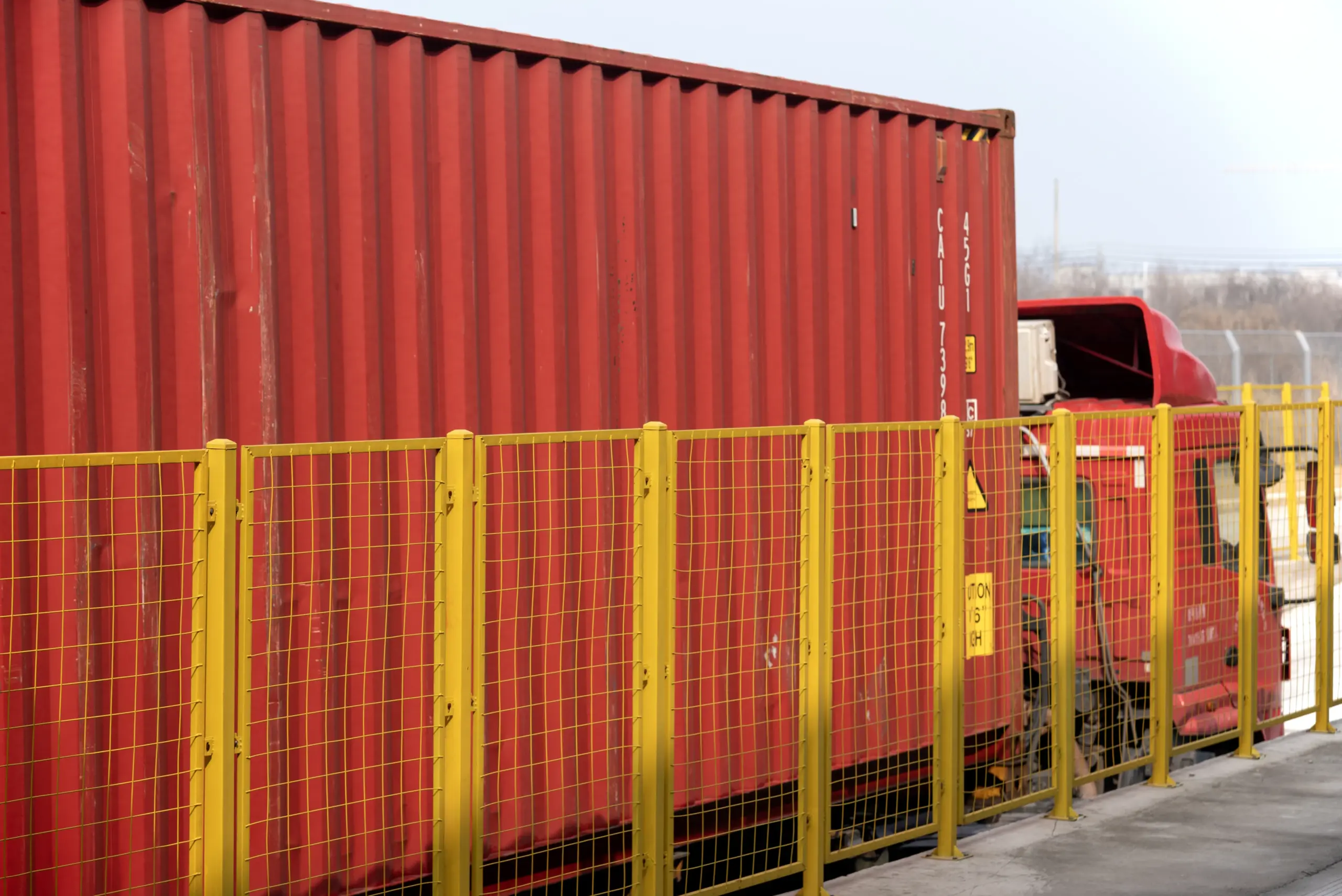 Container loading preparation for outdoor structure export