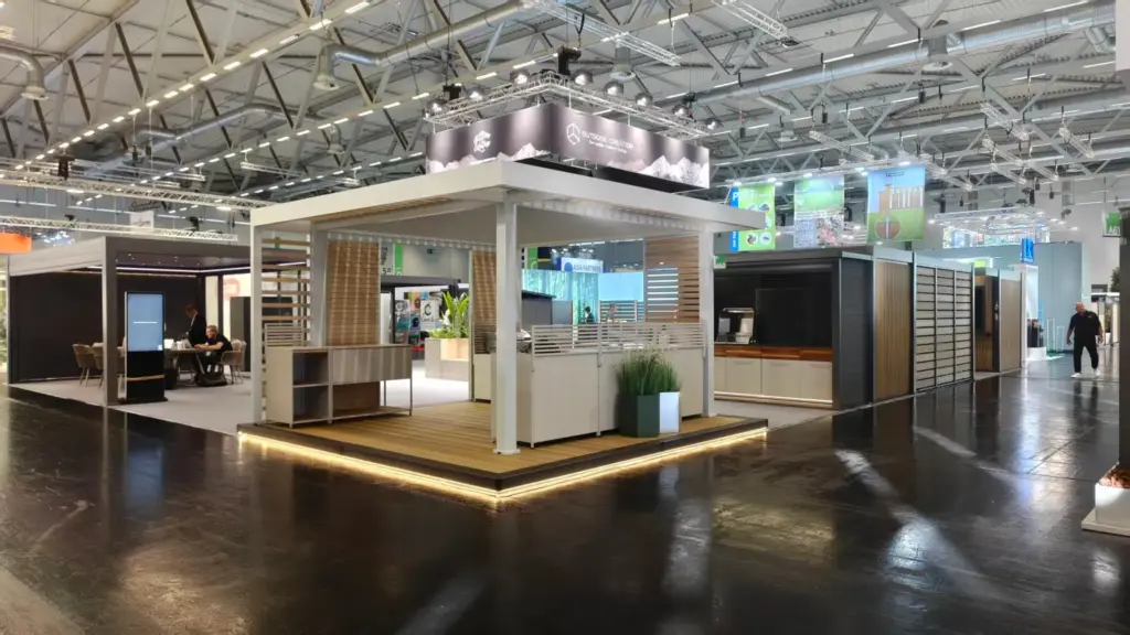 Outdoor Creation outdoor living booth at spoga+gafa 2026 in Cologne
