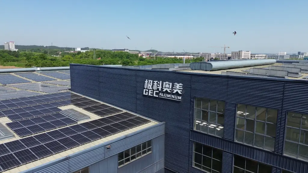 Outdoor Creation and GEC aluminum pergola manufacturing facility in Xuancheng